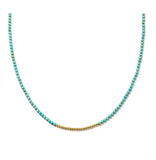 553 TURQUOISE BEADS NECKLACE