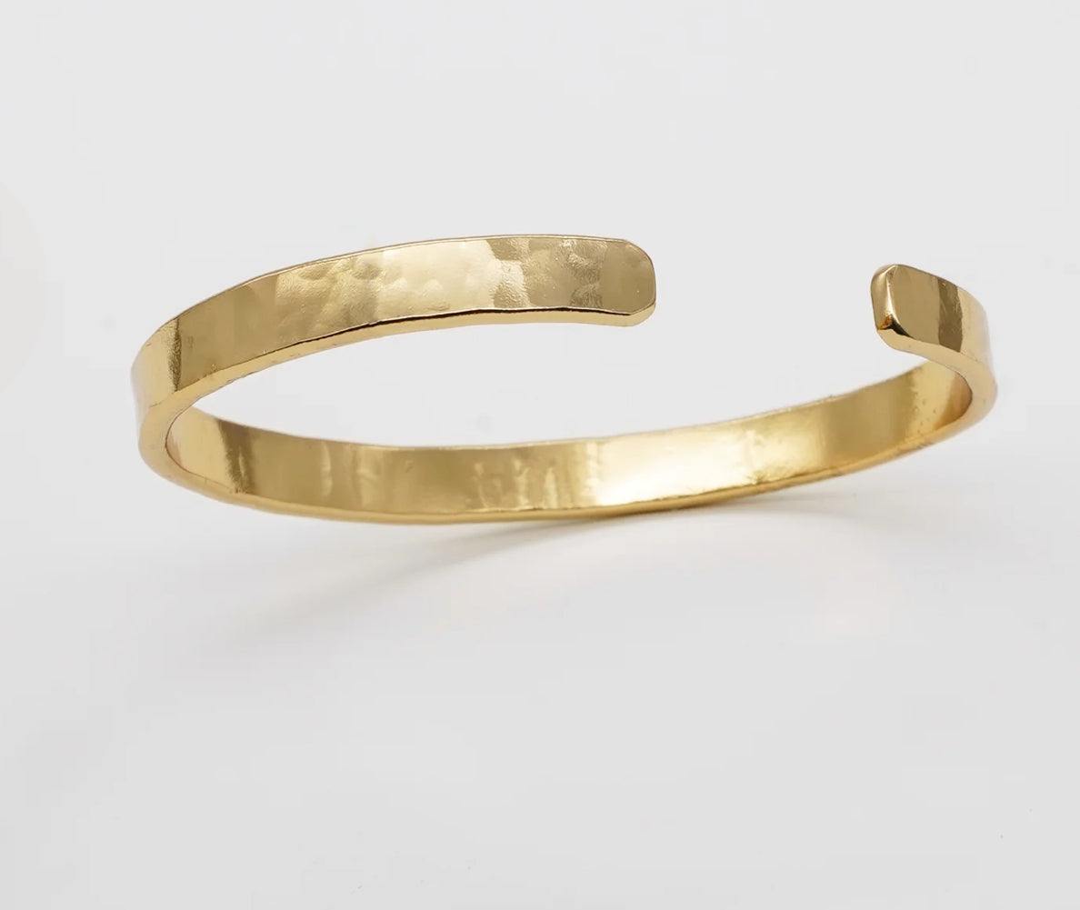 461 PERFECT LOVE HAMMERED BANGLE