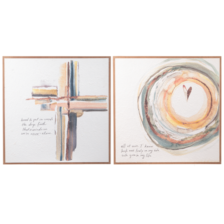 Watercolor Art Messages Wall Decor ME191990