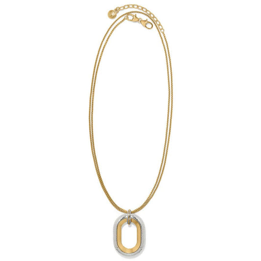 JM7534 Medici Two Tone Convertible Necklace