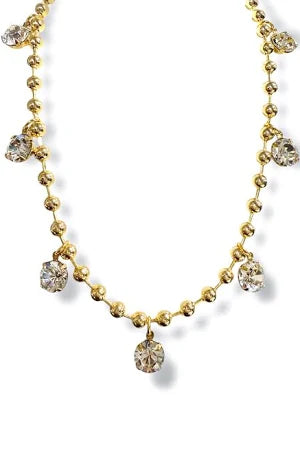 YOCHI LOVER NECKLACE WITH CZ