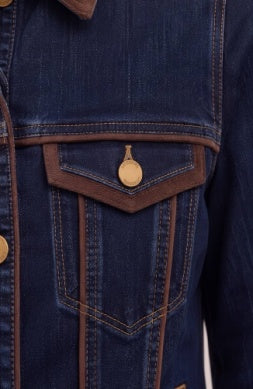 classic trucker w/ velvet detailing LM1D72CHF