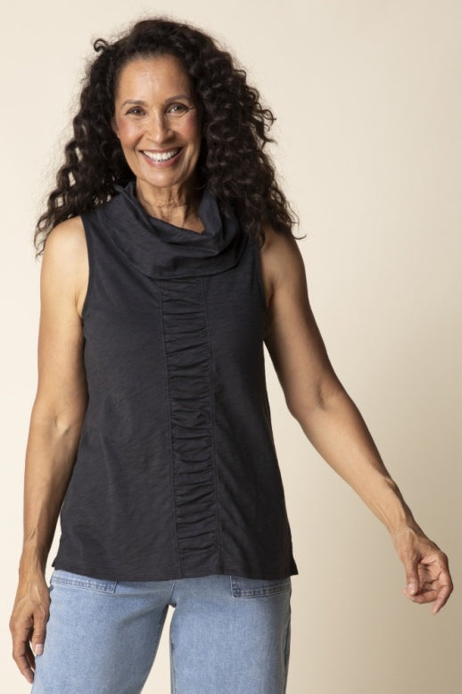 COTTON PEBBLE PANEL TUNIC 27552
