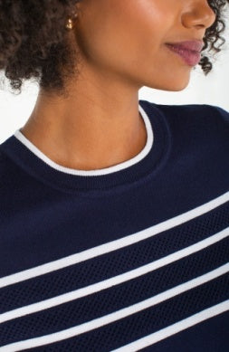 short sleeve crew neck sweater LM8J92SR22