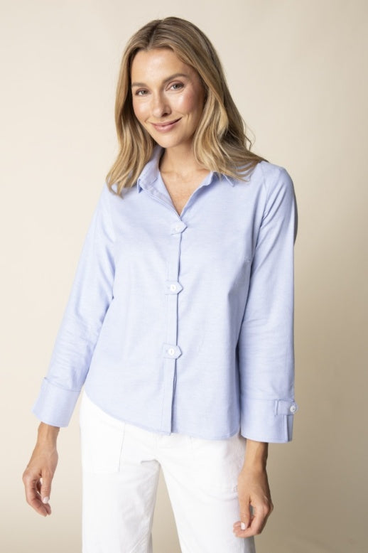 PERFECT TRVL SHIRTS TAB DETAIL SHIRT