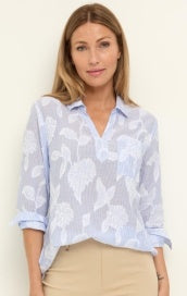SKY STRIPED JACQUARD TOP S261660