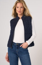 slvlss reversible zip front quilted swtr vest LM8L18SR37