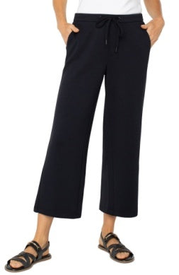 pull on wide leg crop trouser LM4582C9