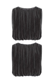 slvlss draped knit top w/ shoulder pad LM8M62KB58