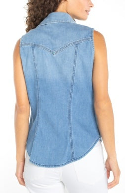 sleeveless slim shirt LM8L07TLF