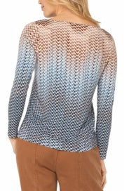 LM8E22PK1P81 long slv boat neck knit top