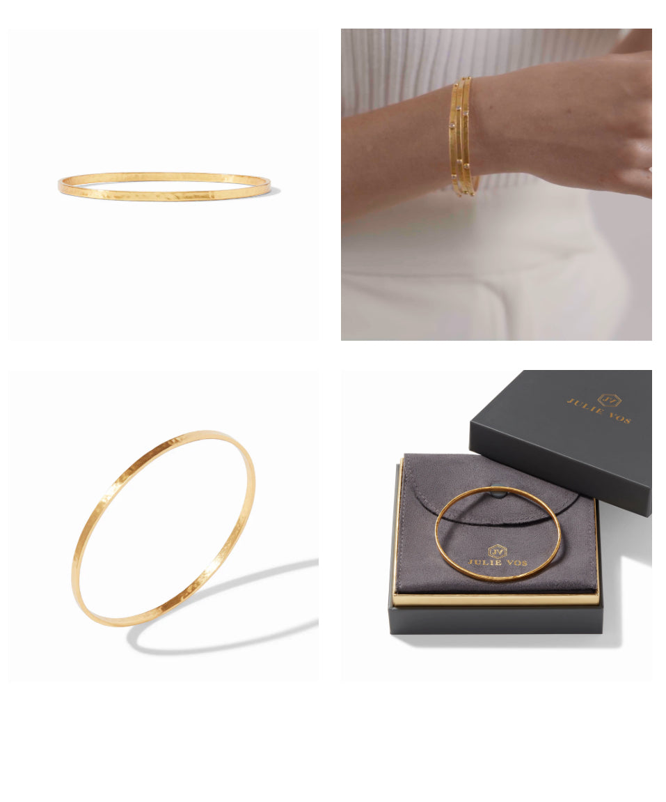 BG193G-S CRESCENT BANGLE GOLD SMALL