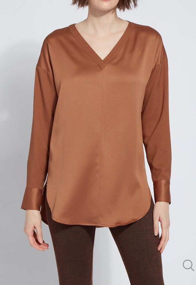 23-2889-M4 TOKEN PULL OVER TOP/COPPER