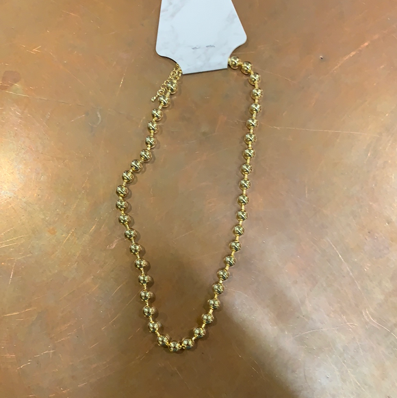 Gold bead Necklace