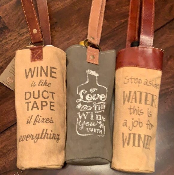 Wine Bag w Saying