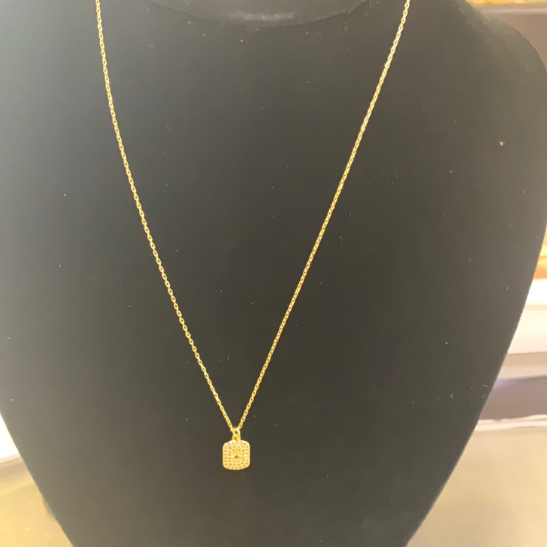 20610 CZ NORTH STAR NECKLACE