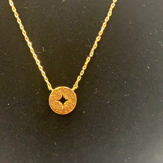 19989 PAVE COMPASS NECKLACE