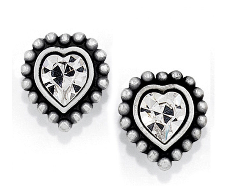 Shimmer Heart Earrimgs