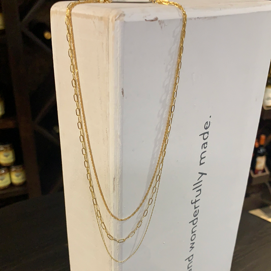 20219 Fine Triple Gold Chain