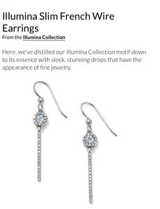 Illuminate Slim French Wire Earrings